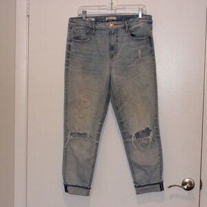 Vigoss Frankie Slim Straight distressed Jeans Women Size 31